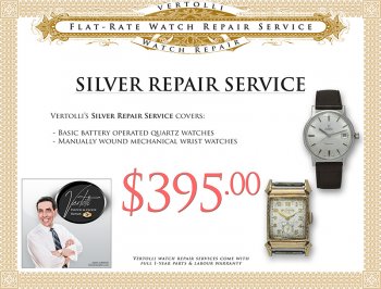 Flat-Rate Watch Repair - SILVER