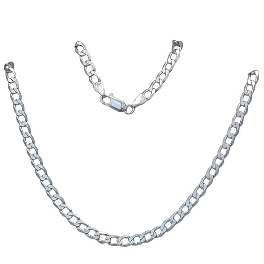 Vintage 10k White Gold Chain 20"