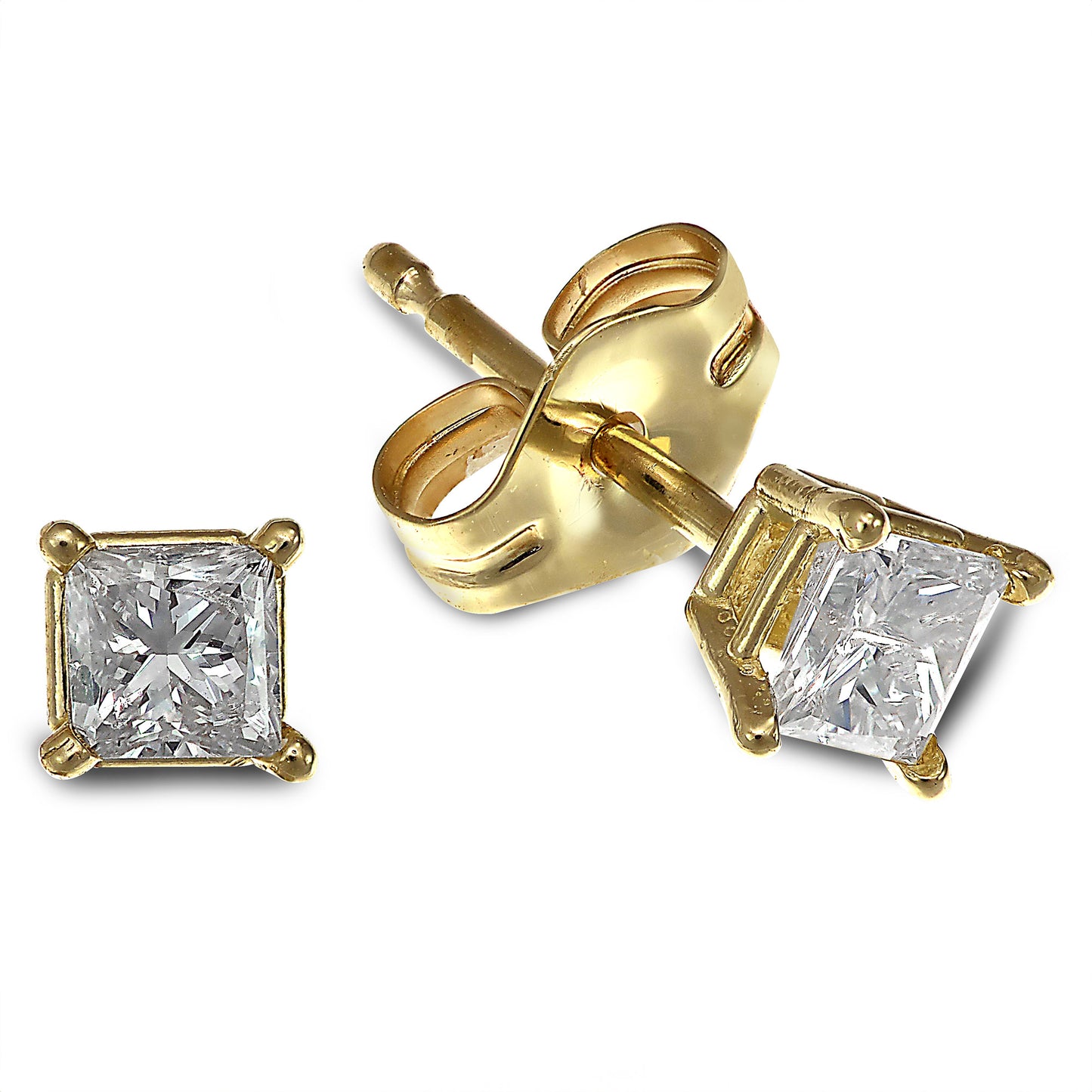 Vintage 14k 0.30ct Diamond Stud Earrings