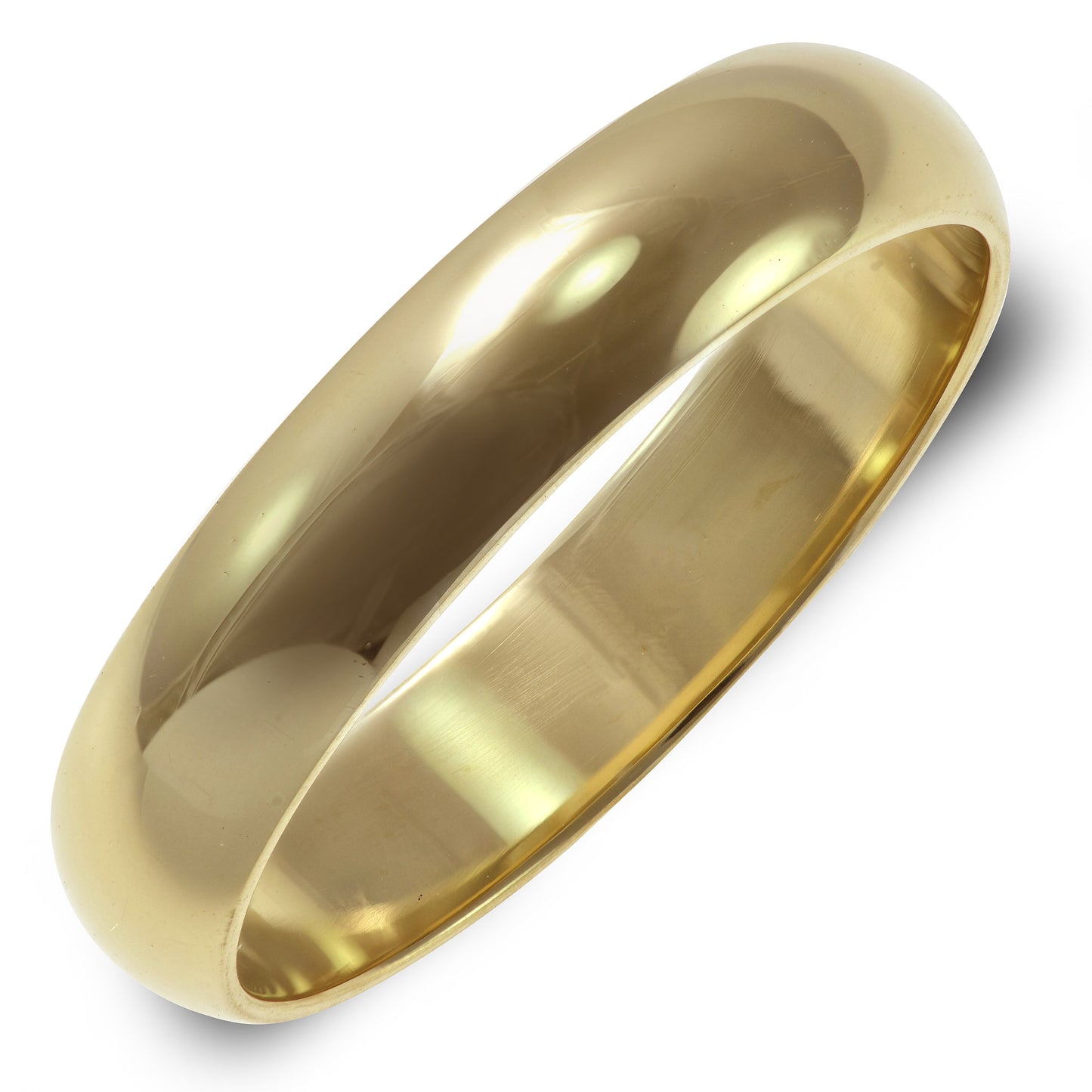 Vintage 18k Yellow Gold Men's Wedding Band